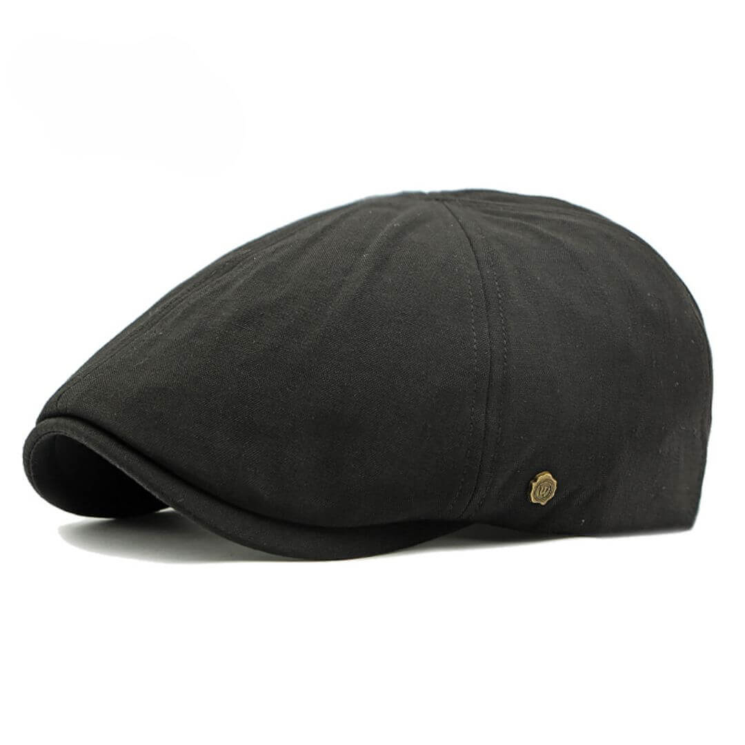 Brushed Cotton Flat Cap | ATLANTA