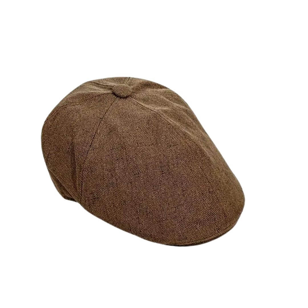 Linen Blend Flat Cap | MUNICH