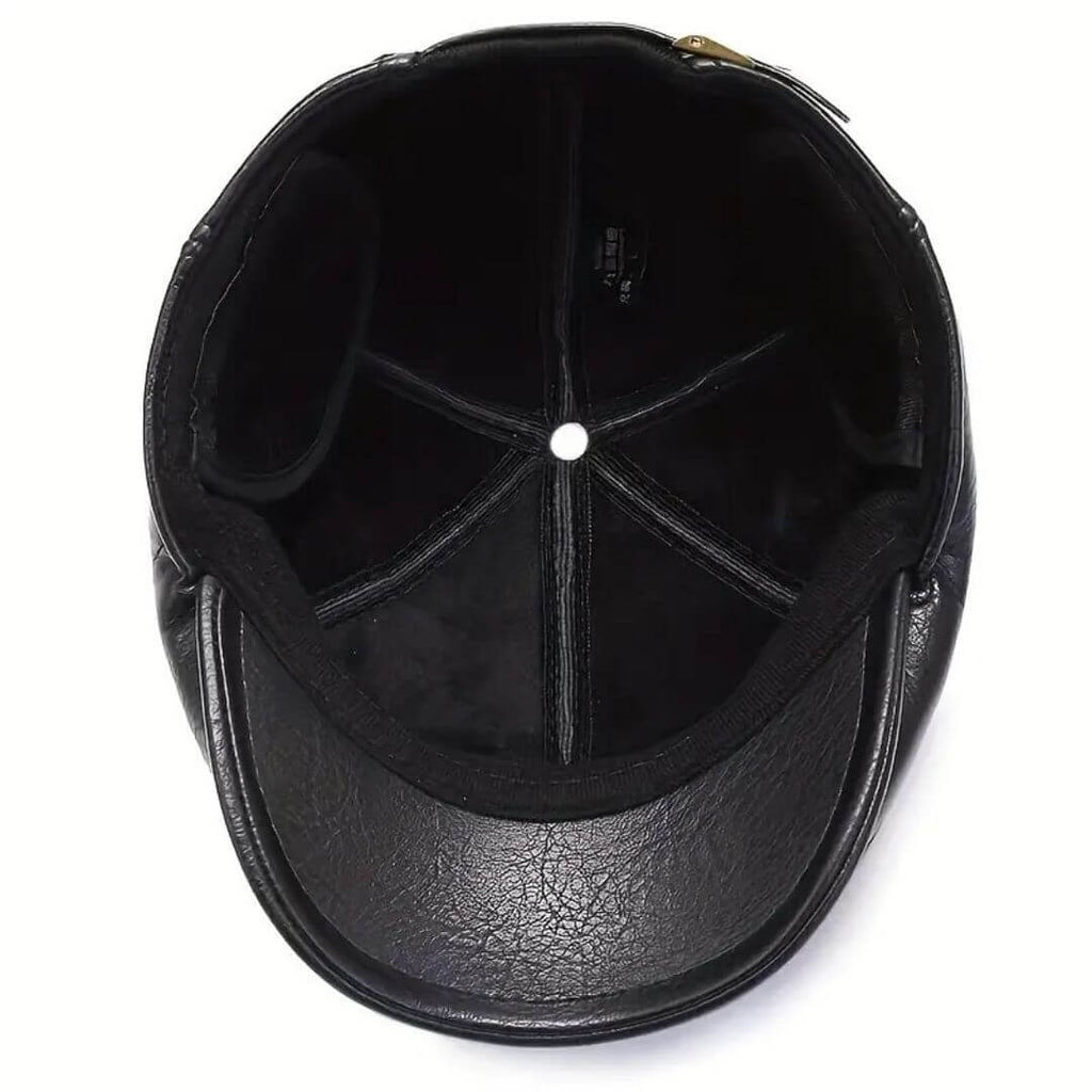 Leather Flat Cap | KALMAR