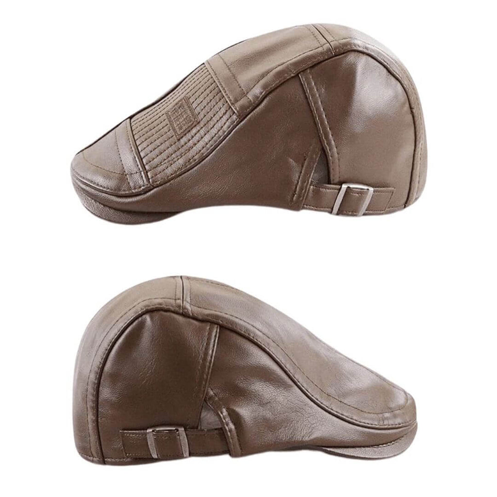 Vegan Leather Flat Cap | TYSON