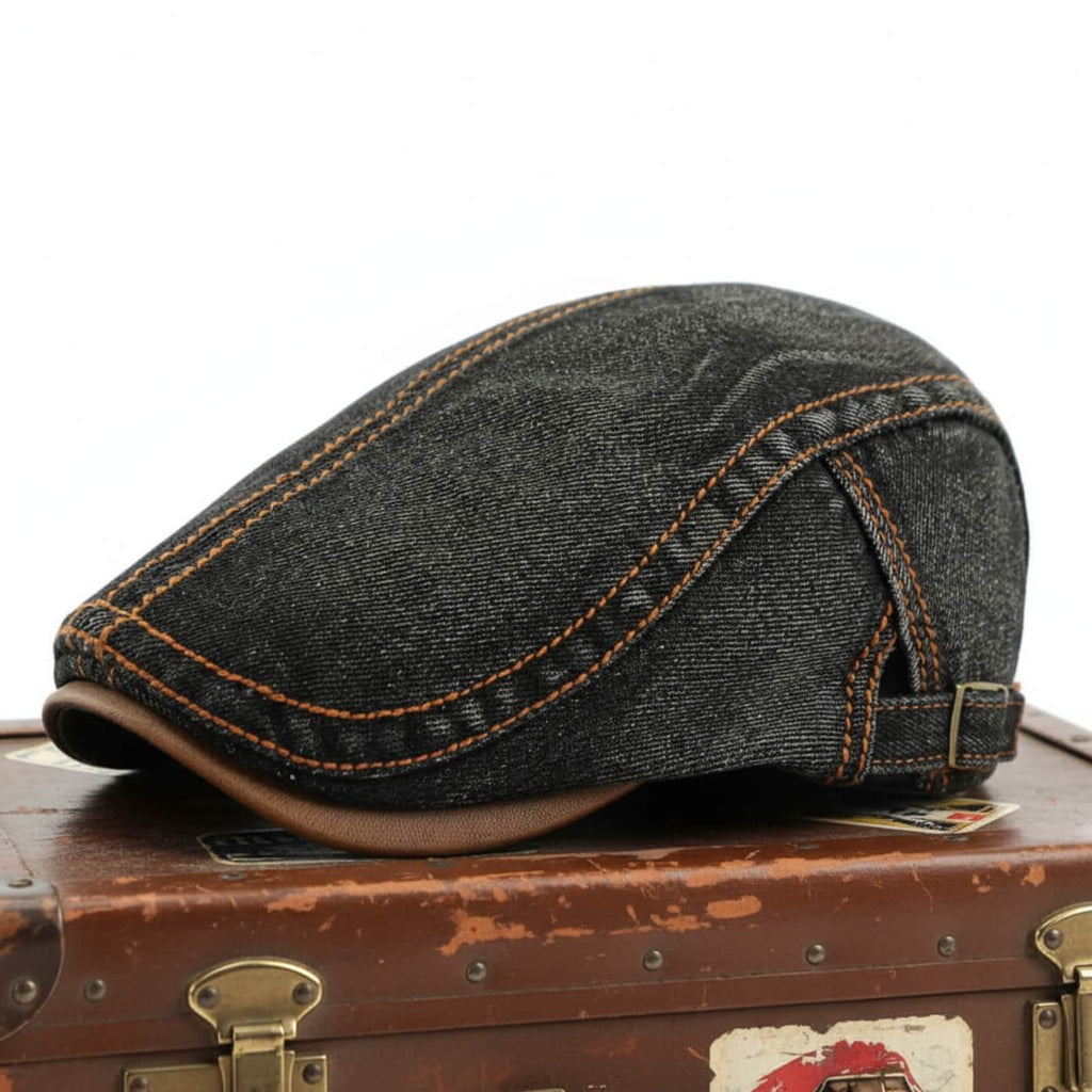 Denim Flat Cap | MONROE