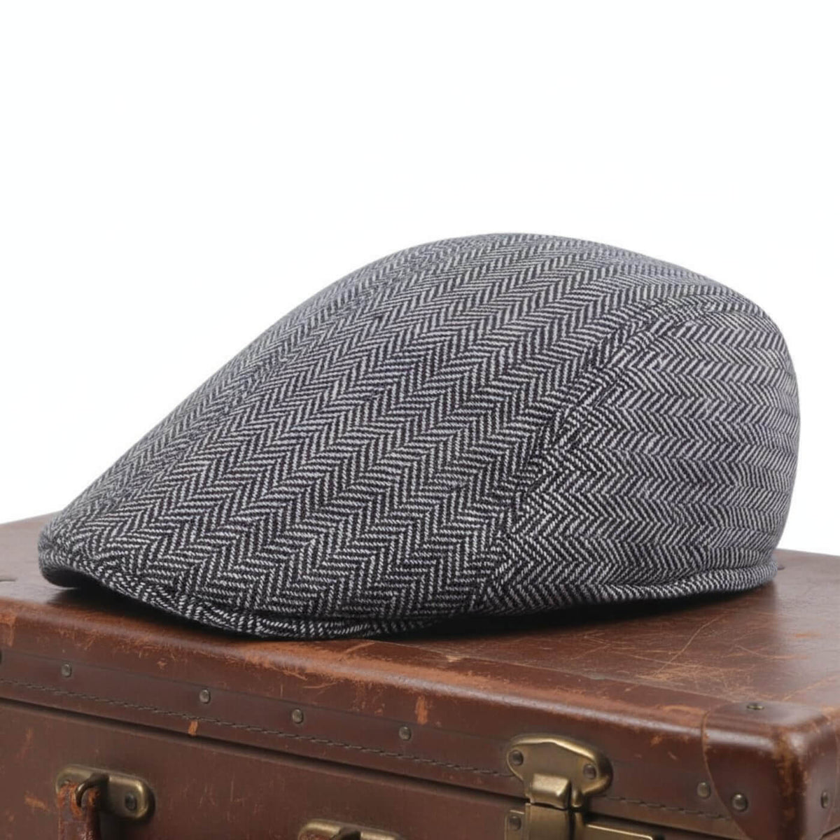Herringbone Cotton Blend Cap | PUEBLO