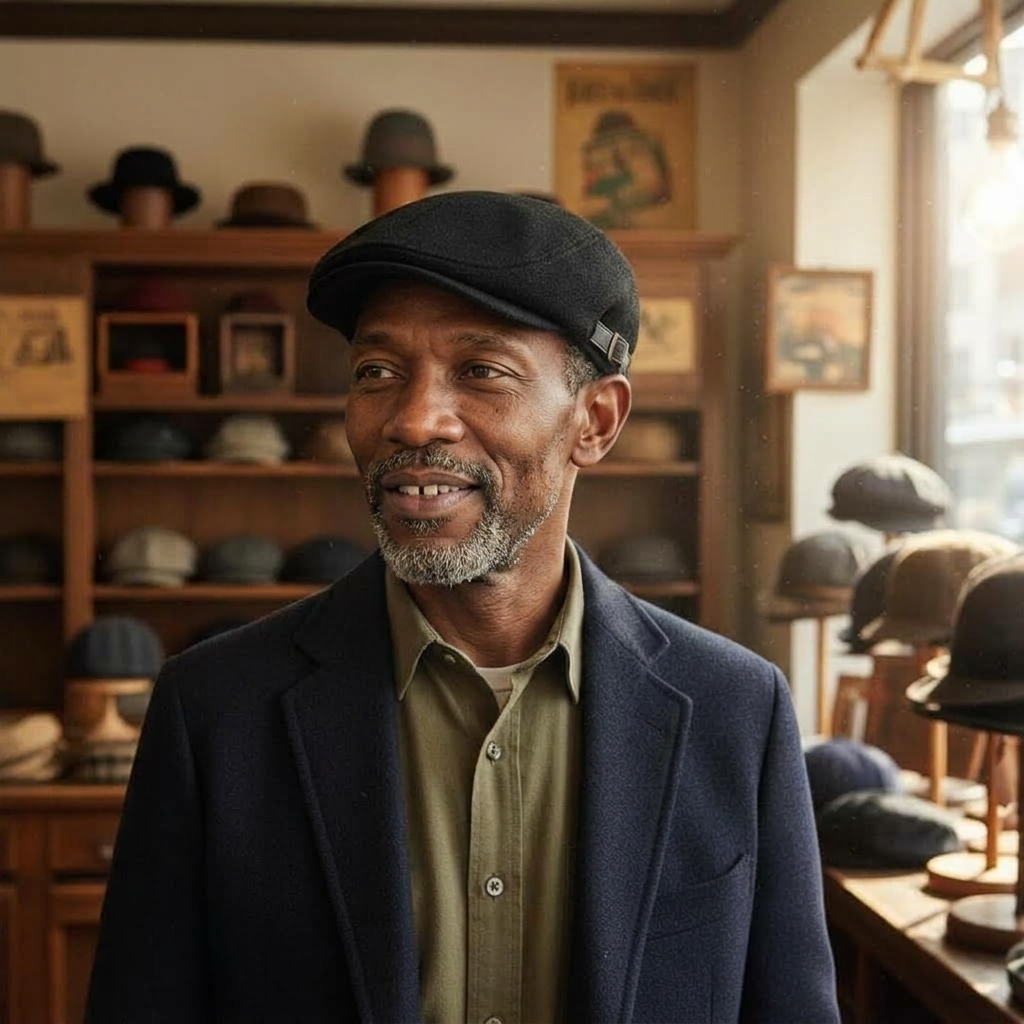 Wool-Blend Flat Cap | NAPLES