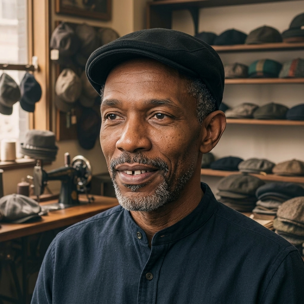 Cotton Flat Cap | OXNARD