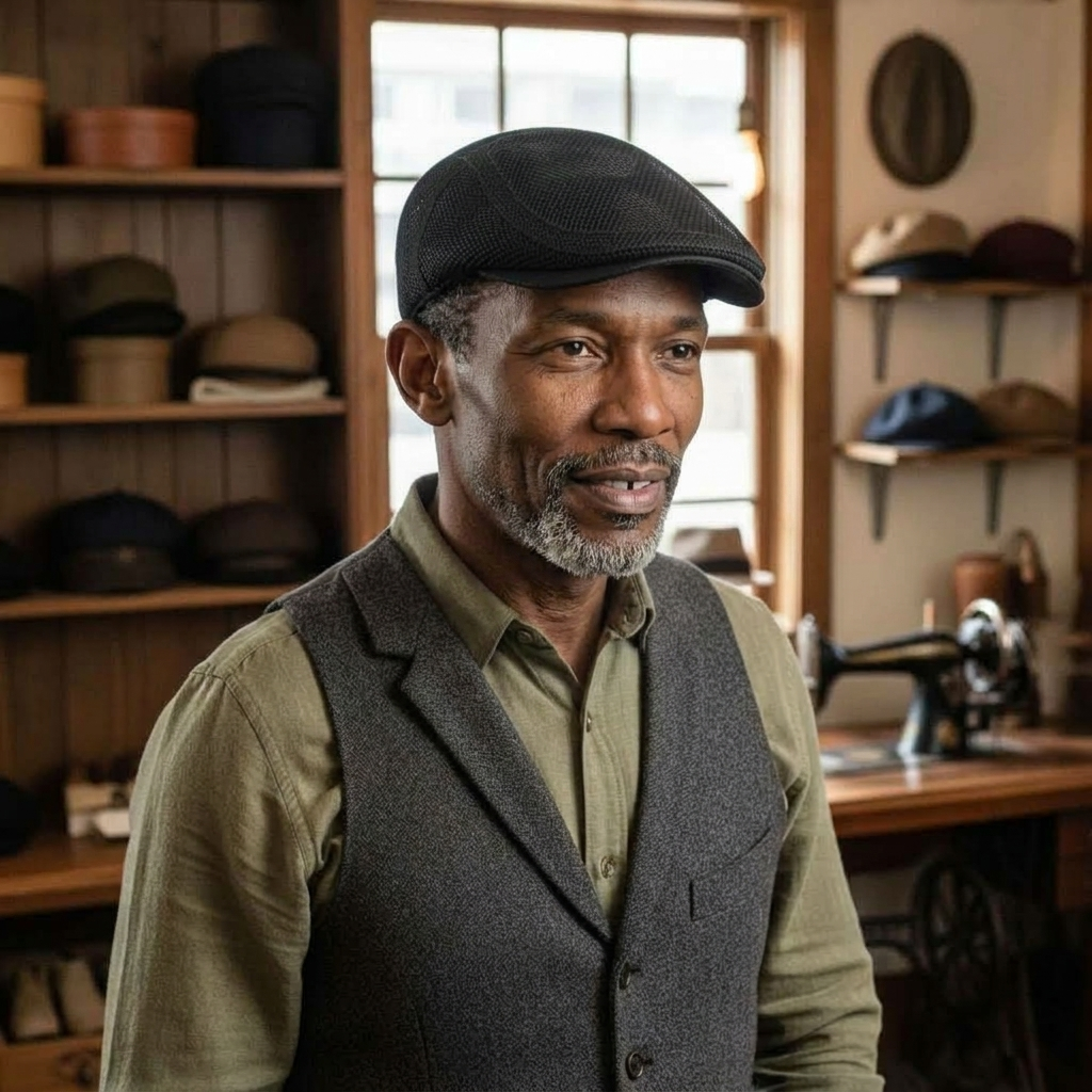 Mesh Flat Cap | ROCHESTER