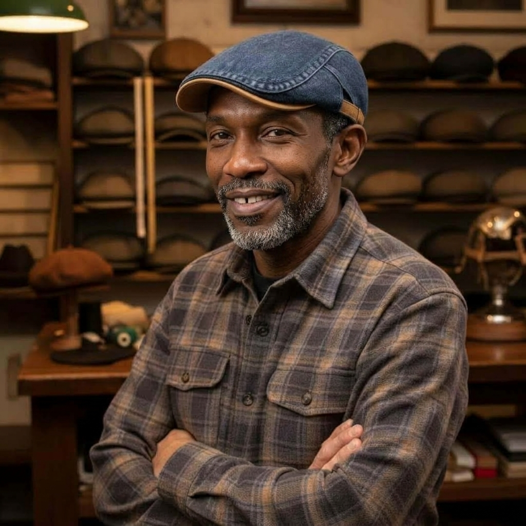 Denim Flat Cap | FARGO