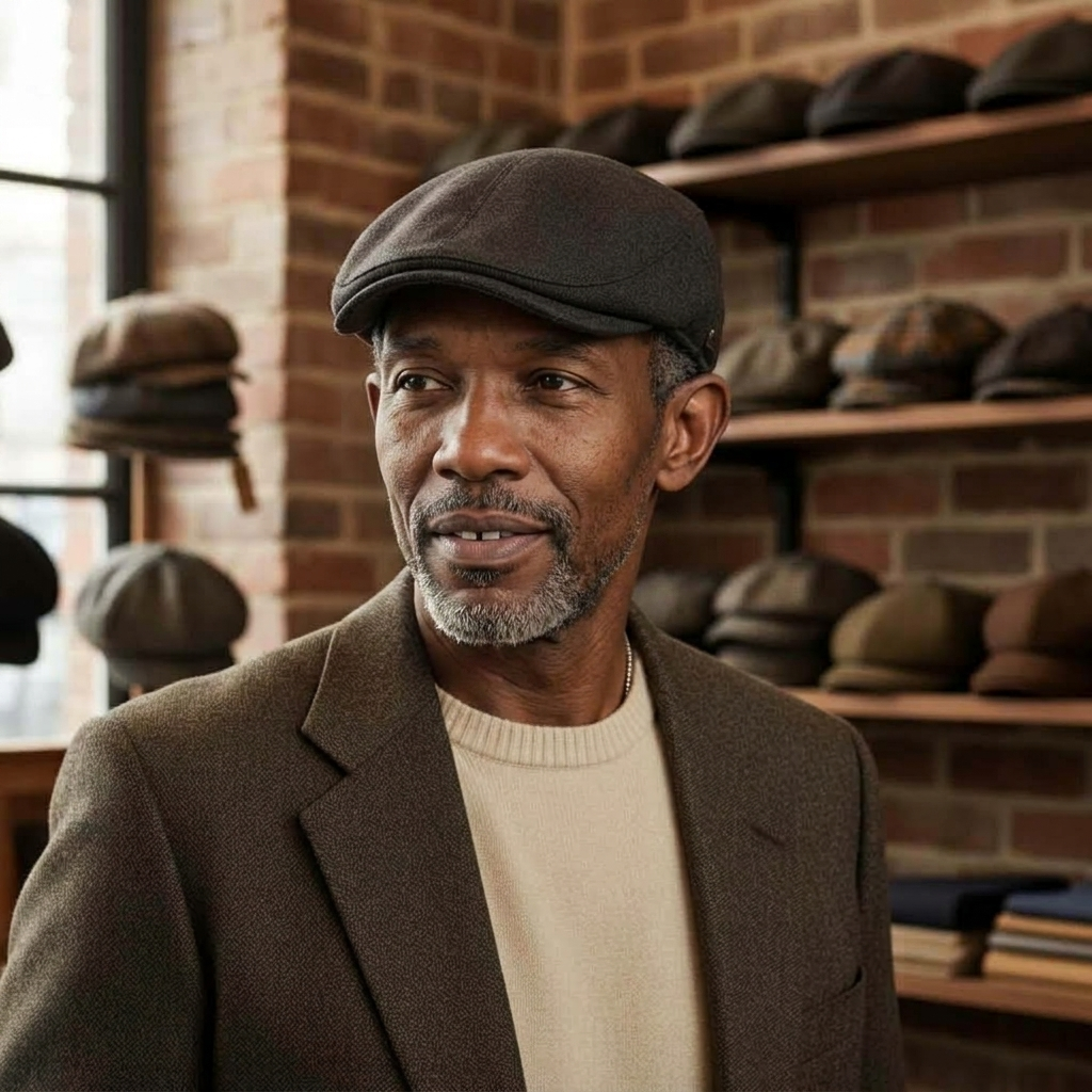Structured Flat Cap | BALTIMORE