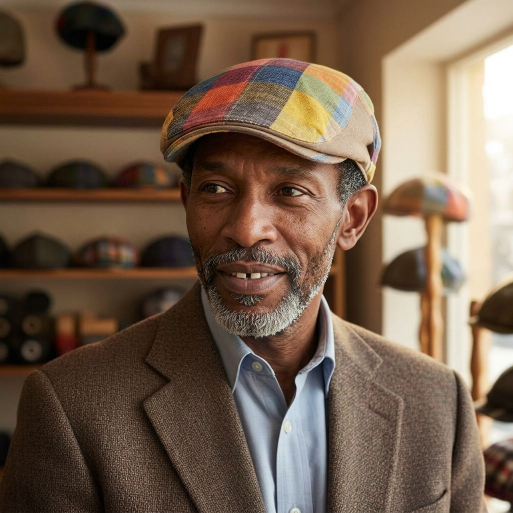Plaid Driving Cap | MILTON