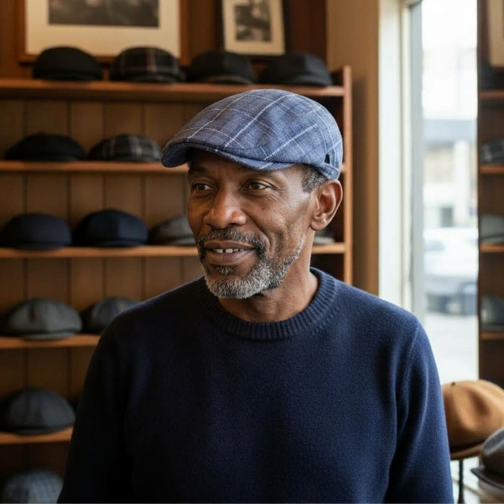 Plaid Fabric Ivy Cap | RICHMOND