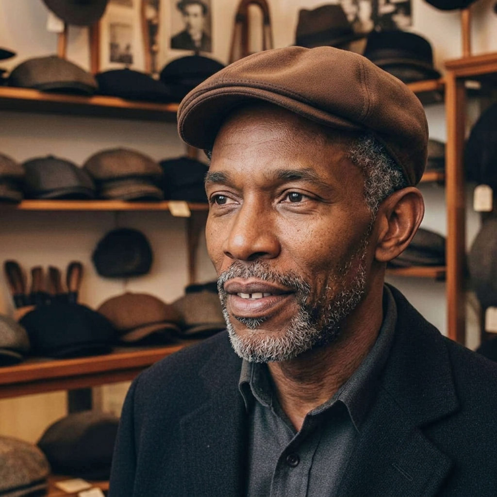 Suede Newsboy Cap | ATHENS